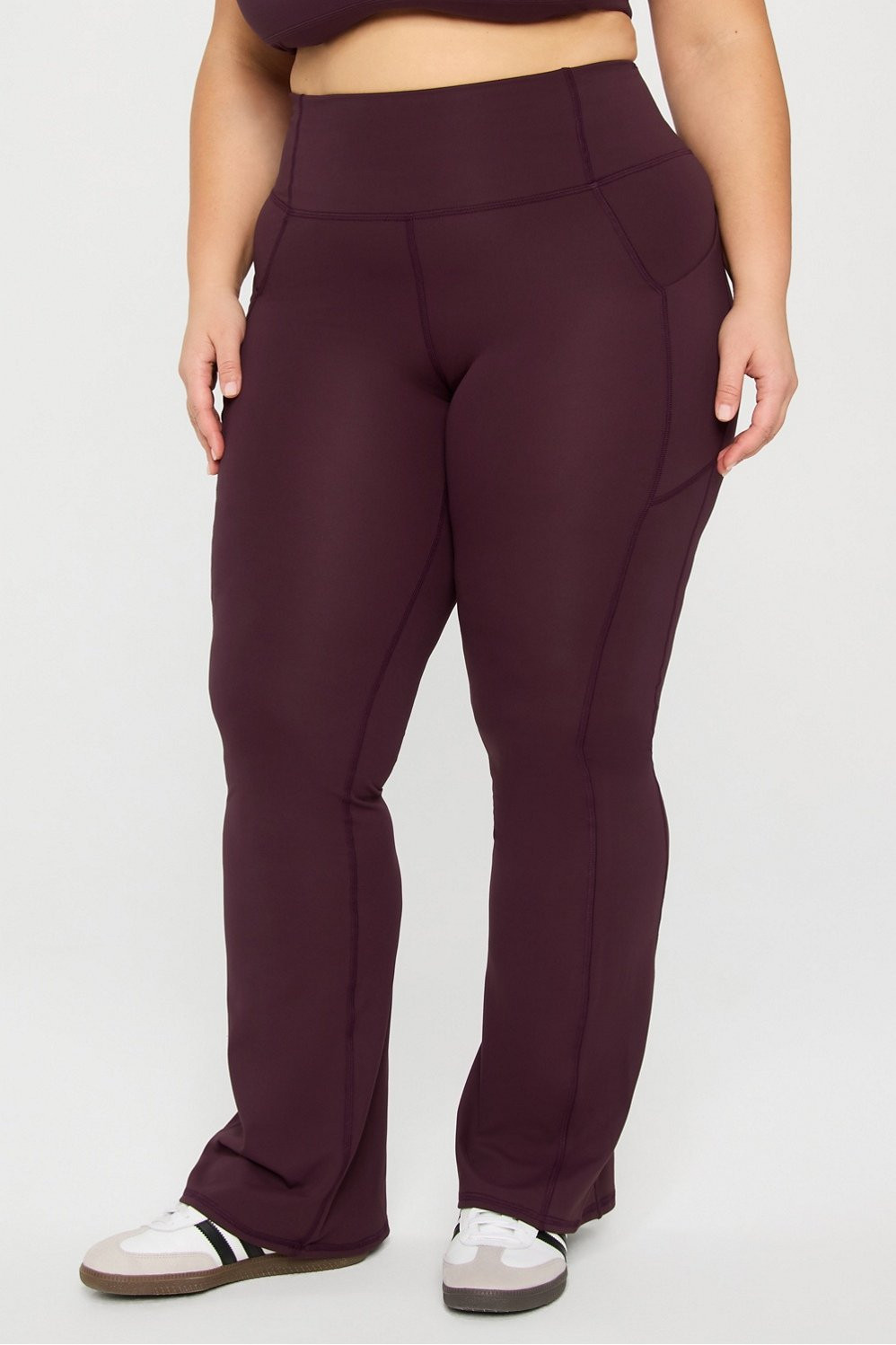 Oasis PureLuxe High-Waisted Pocketed Kick Flare | Fabletics