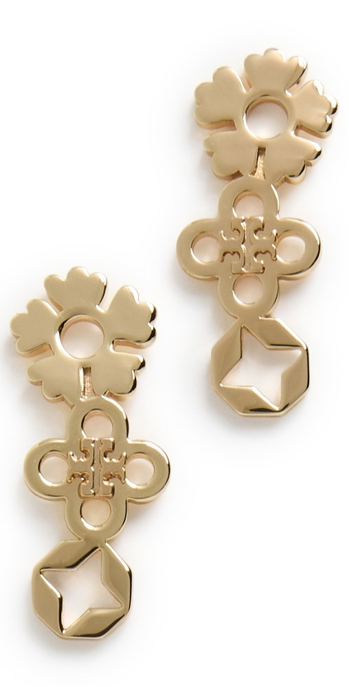 Tory Burch Forget Me Not Cluster Stud Earring Gold One Size | Shopbop