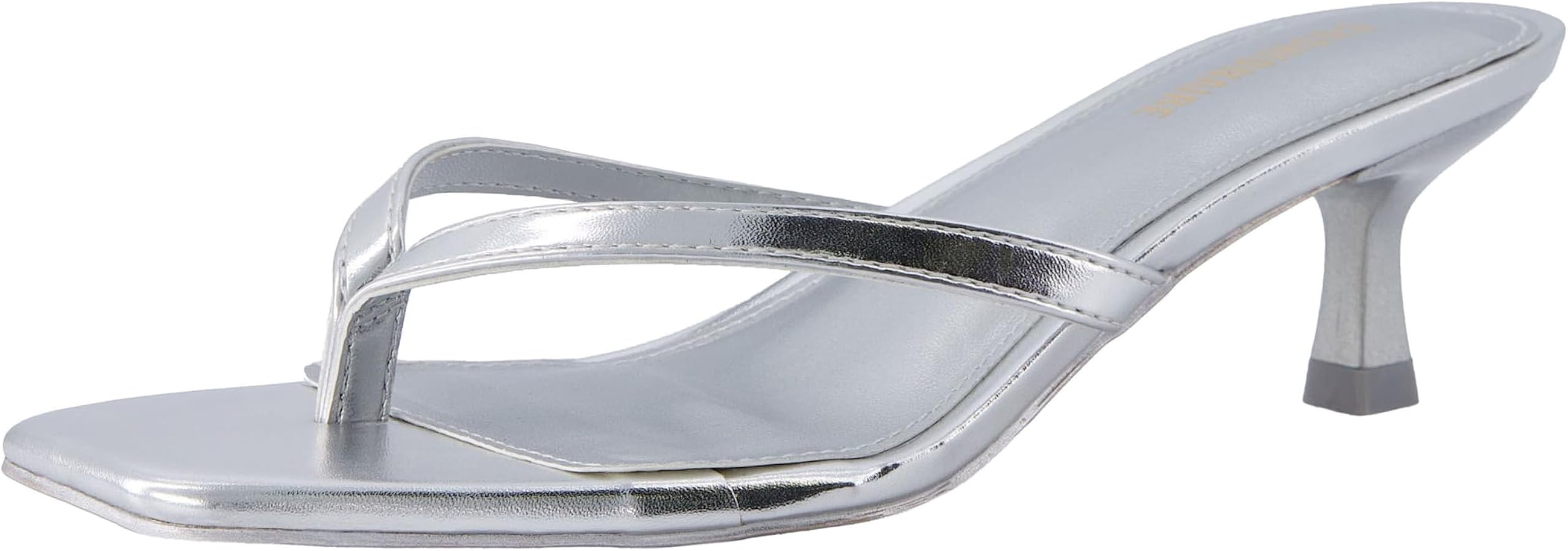 CUSHIONAIRE Women's Miami Kitten heel thong sandals +Memory Foam, Wide Widths Available | Amazon (US)