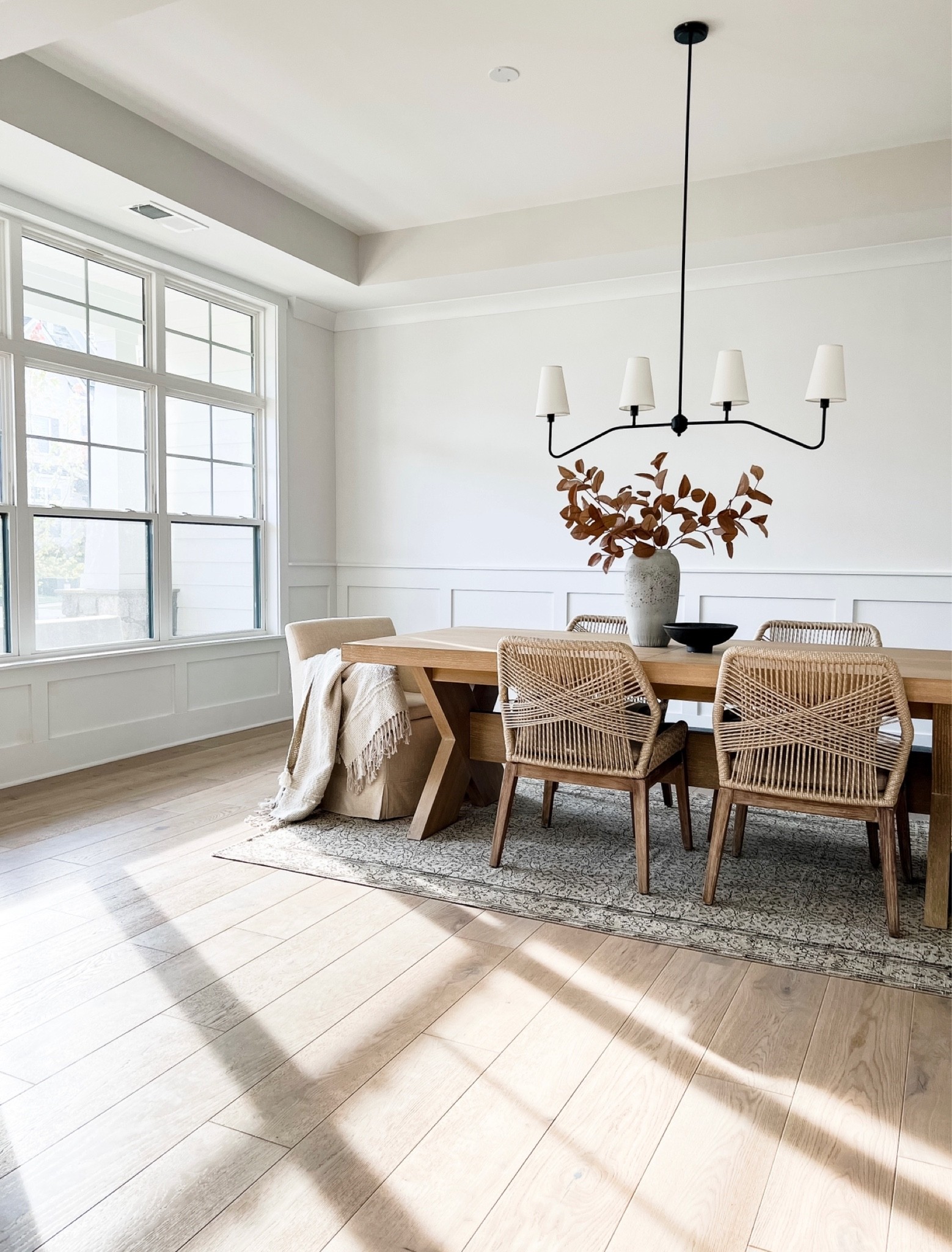Dining room, fall decor, fall style, home decor, pottery barn, loom chair, vintage rug 

#LTKhome #LTKSeasonal #LTKstyletip