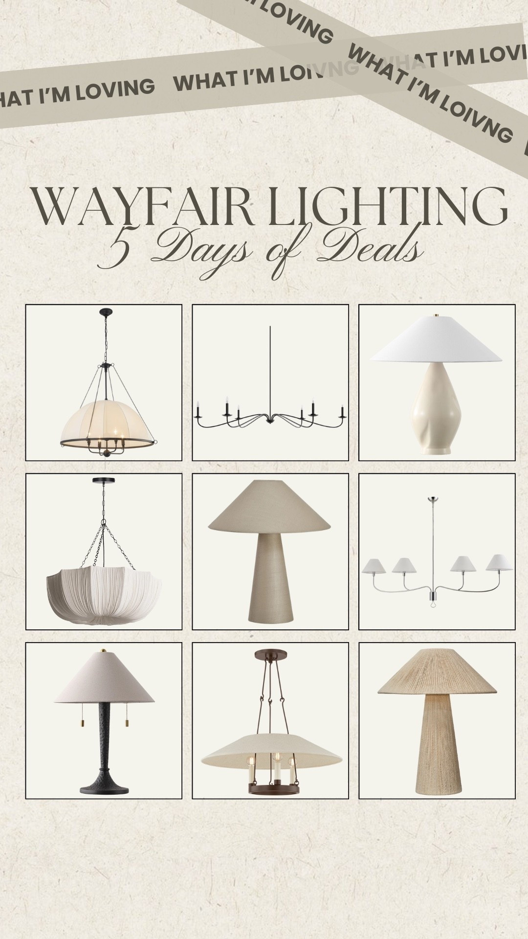 For 5 Days only... Wayfair's 5 Days of Deals is here with up to 60% off, plus fast and easy delivery on orders over $35

These are my top favorite lighting from Wayfair that I love!!

#ad #Wayfair #WayfairPartner @wayfair

#LTKHome