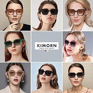 kimorn Sunglasses Womens and Men Trendy Retro Trendy Sun Glasses K1354 | Amazon (US)