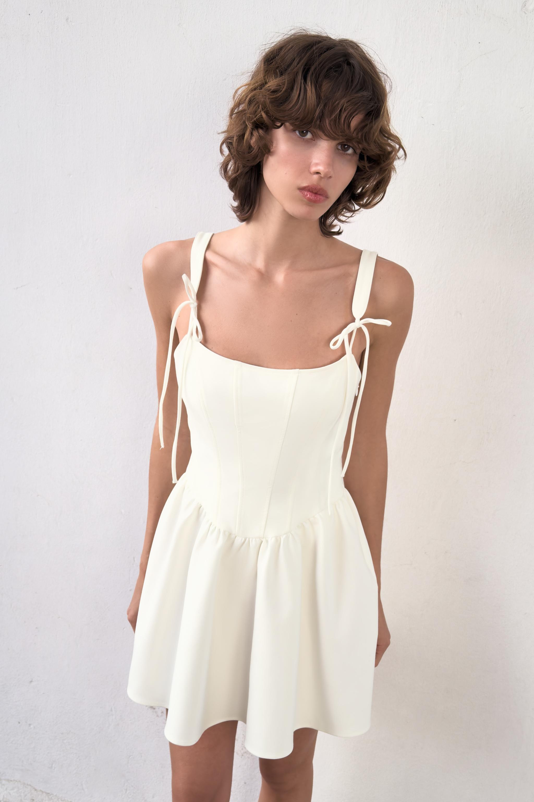 CORSET-STYLE VOLUMINOUS DRESS | Zara US