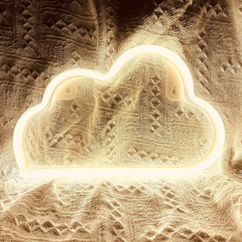 VagaryLight Cloud Neon Sign Cloud Light Aesthetic Room Decor for Teen Girls Warm White Cloud Wall... | Amazon (US)