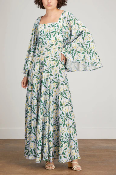 Cumbia Maxi Dress in Blue | Hampden Clothing