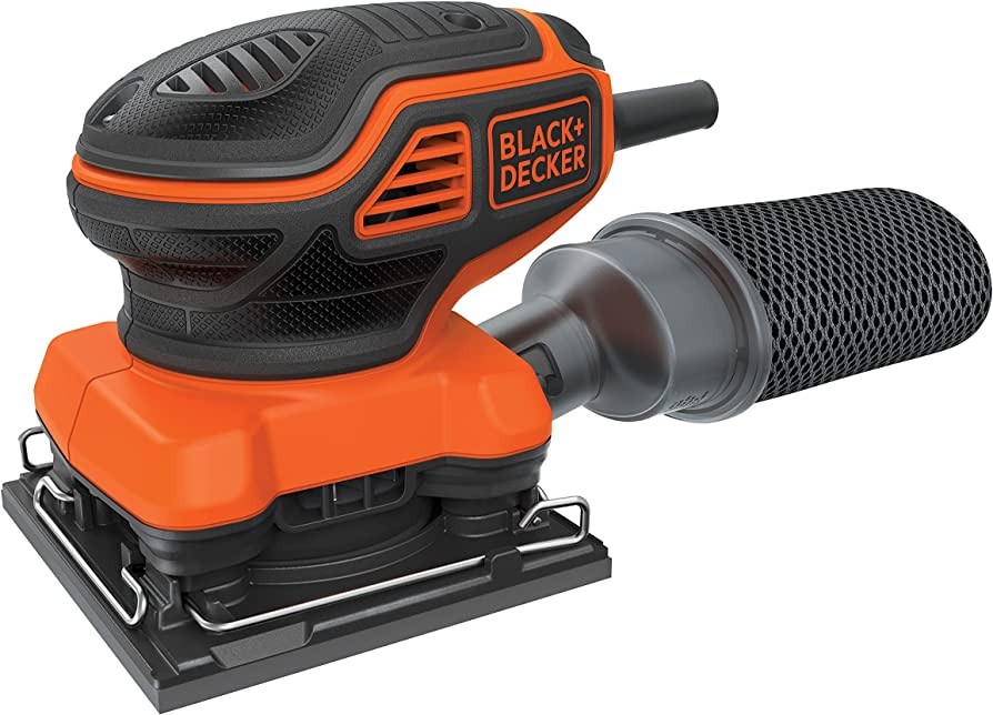 BLACK+DECKER 2.0 Amp Electric 1/4 Sheet Orbit Sander (BDEQS300) | Amazon (US)