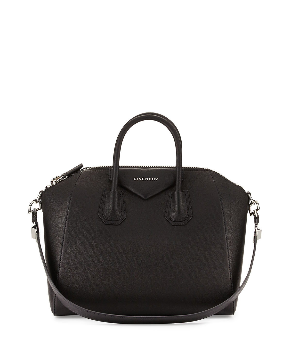 Givenchy Antigona Medium Leather Satchel Bag | Neiman Marcus