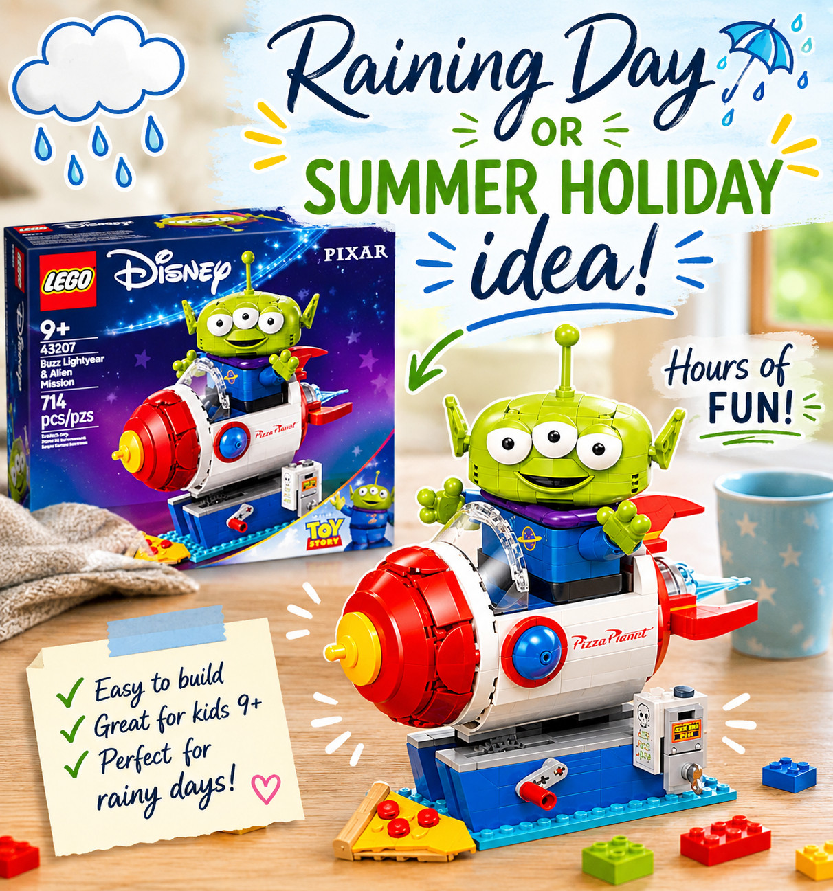 Looking for something fun to keep the kids busy this summer or on rainy days? This LEGO Toy Story set is SUCH a good find 💙🚀 Not only is it super cute for Disney & Pixar fans, but it’s also the perfect screen-free activity that keeps little hands busy for hours.

I love having easy boredom busters like this ready for travel days, cottage weekends, rainy afternoons, or quiet time at home. Bonus: it’s actually fun for adults to build too 😅


Tap to shop this fun LEGO set before your next rainy day or summer trip!


#LTKKids #LTKToyFinds #LEGO #ToyStory #DisneyPixar #RainyDayActivities #SummerActivities #KidsActivities #ScreenFreeFun #MomFinds #FamilyFun #TravelWithKids #SummerHoliday #GiftIdeas #LTKFamily 

 