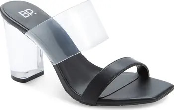 Naomi Clear Block Heel Sandal (Women) | Nordstrom Rack