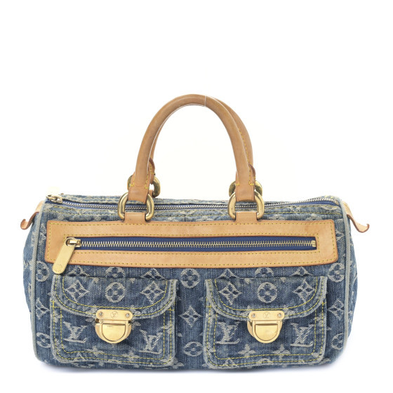 Monogram Denim Neo Speedy Blue | FASHIONPHILE (US)