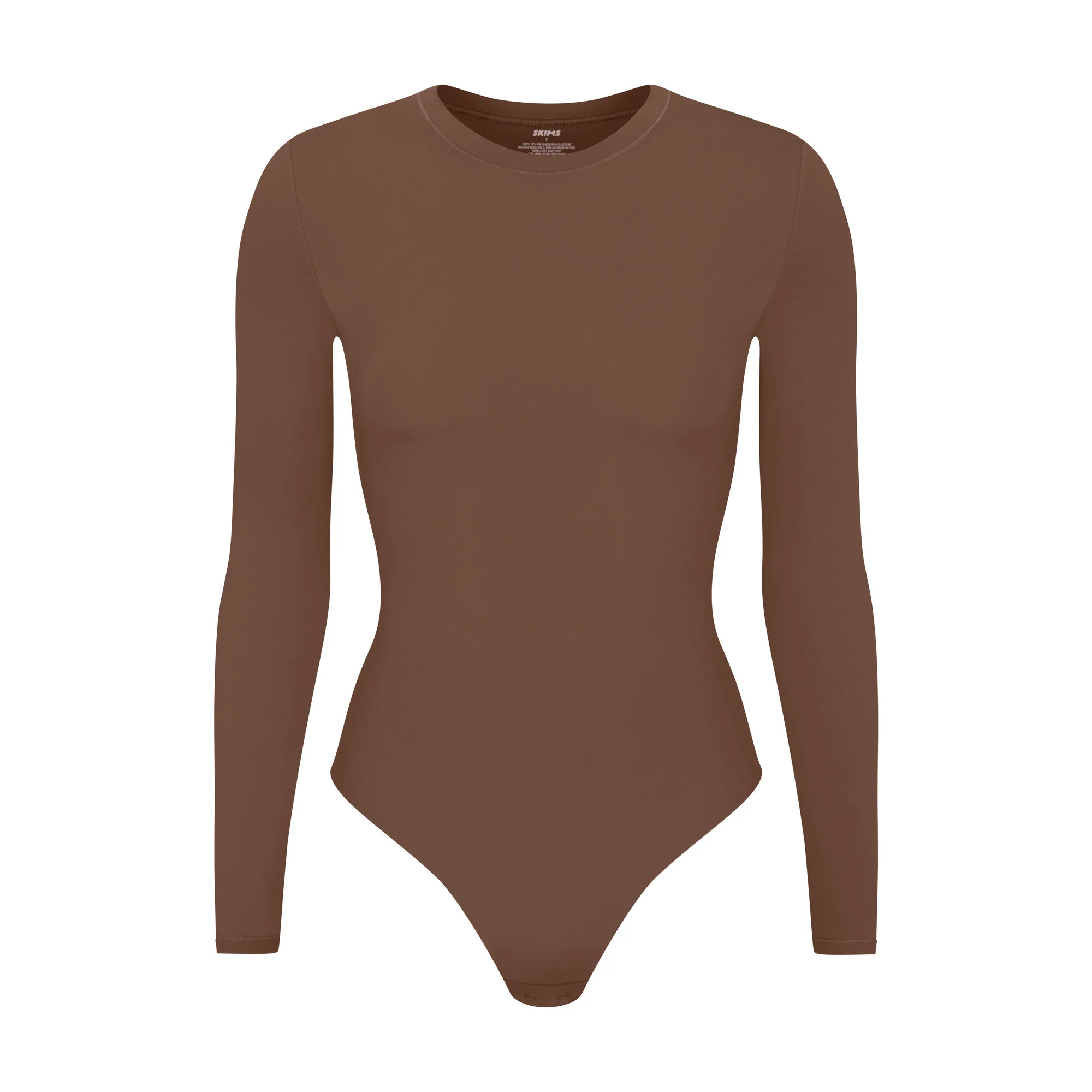LONG SLEEVE CREW NECK BODYSUIT | SKIMS (US)
