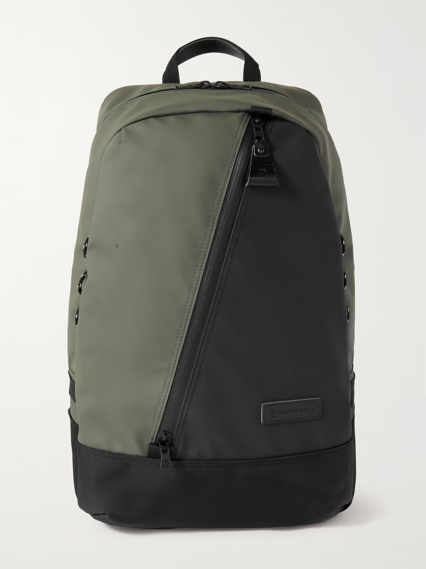 Slick Large Canvas and Leather-Trimmed CORDURA Backpack | Mr Porter (US & CA)
