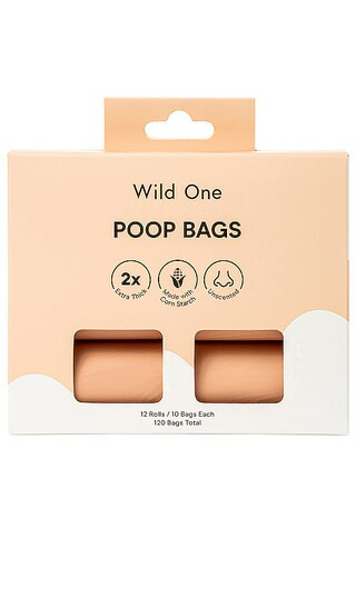 Wild One Poop Bags 120 Count in Tan. | Revolve Clothing (Global)