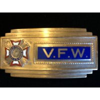 Vintage Men's Original Art Deco Brass Vfw | Veterans Of Foreign War Belt Buckle in Excellent Condition | Etsy (US)