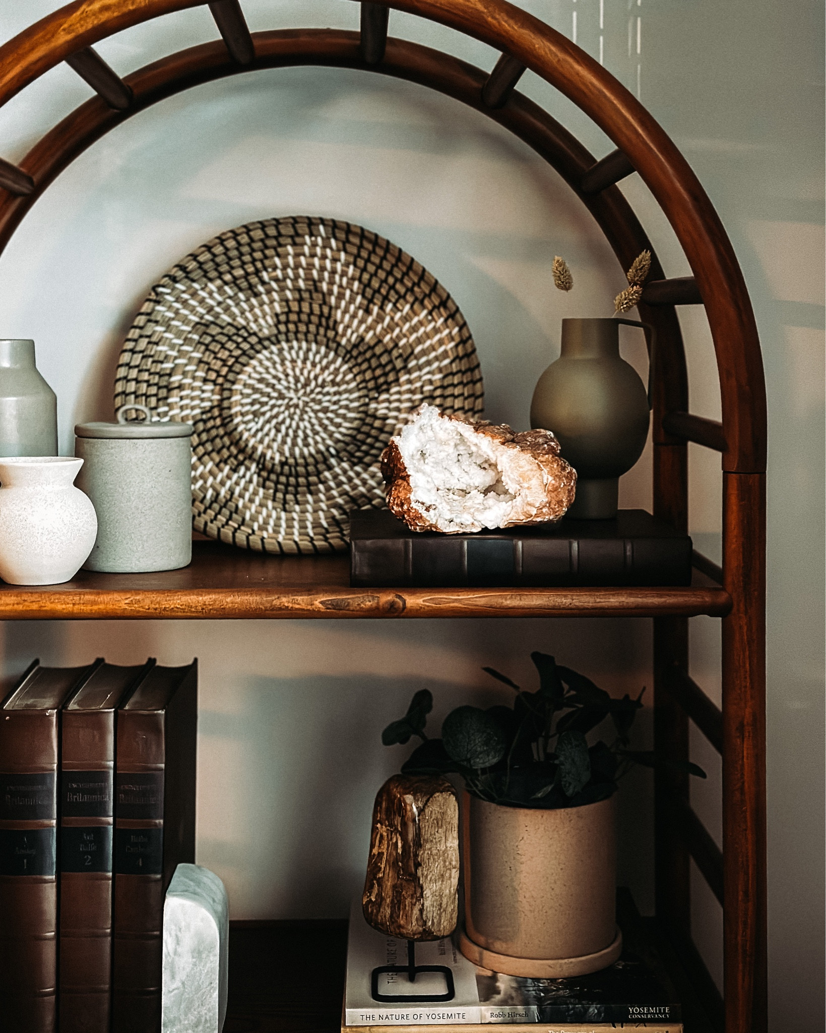 The perfect shelf to display your unique and personal items. The wood texture and tone is amazing and the shape of this shelf is unique and stands out. Masculine and natural accent to any room. 

#LTKFind #LTKmens #LTKhome