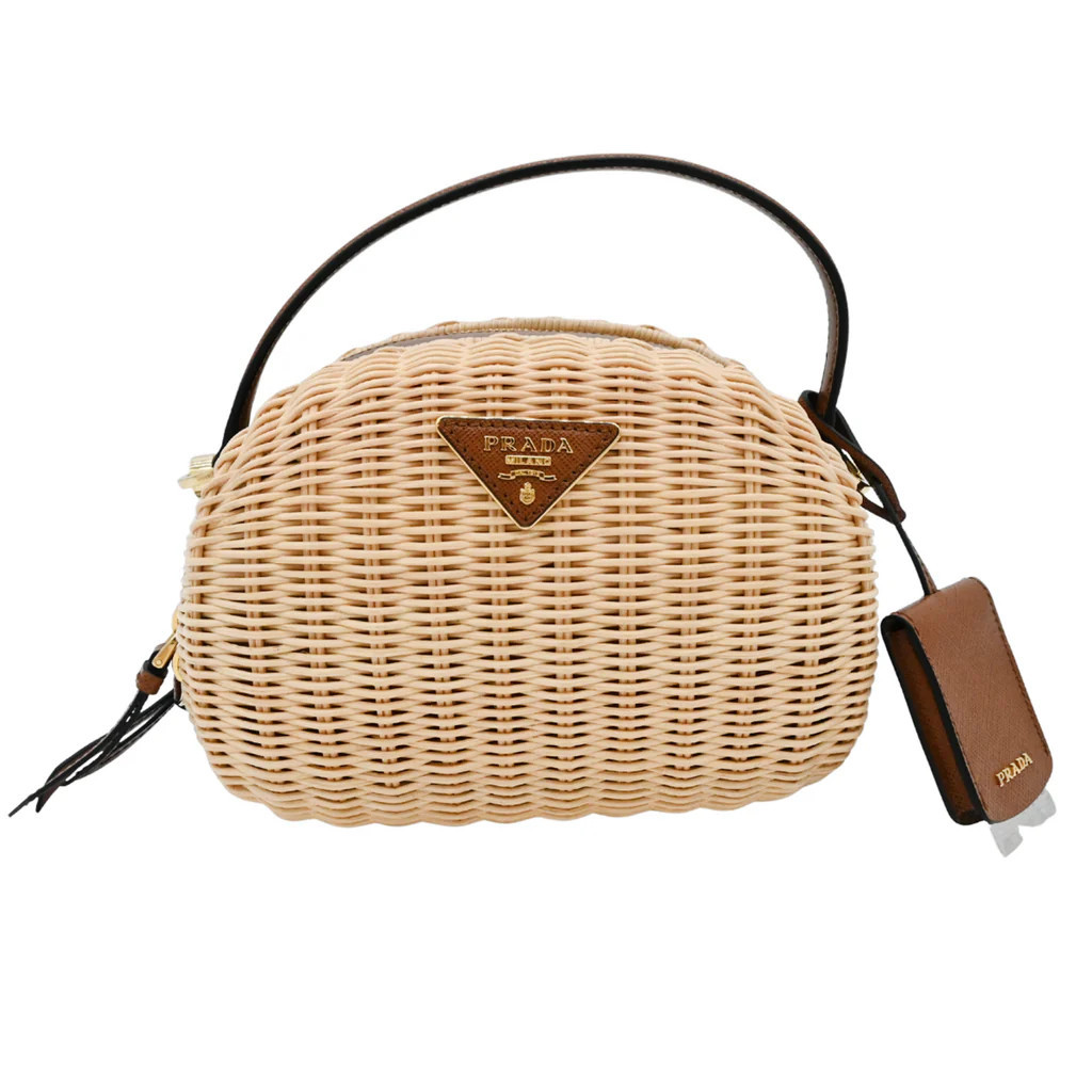 Odette Wicker & Leather Crossbody Bag | Clotheshorse Anonymous