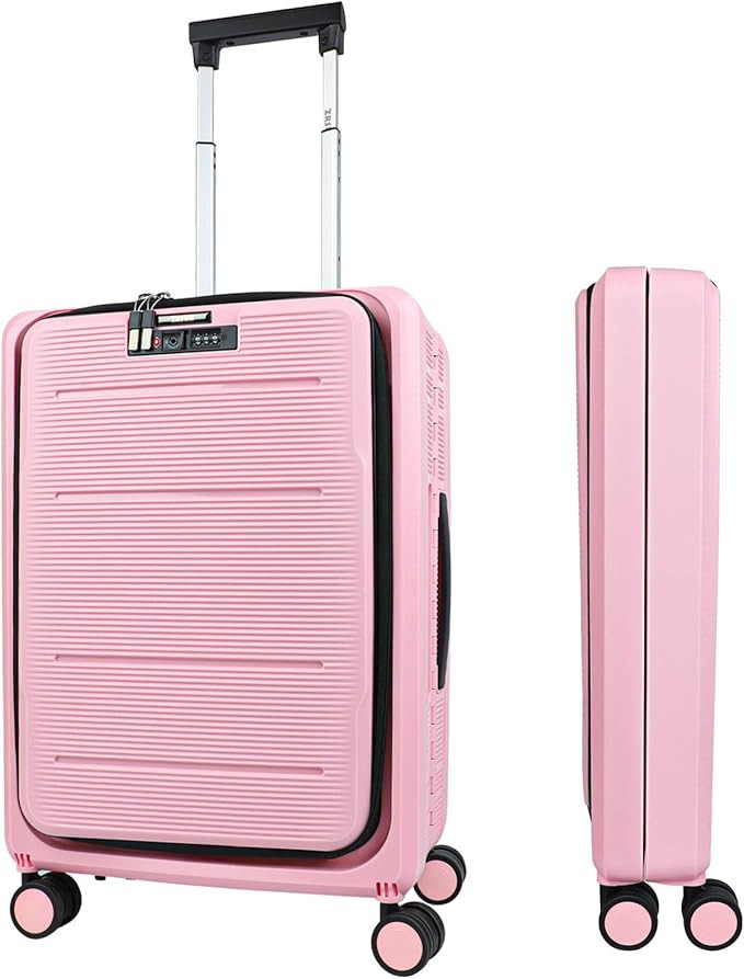 20-Inch Lightweight Collapsible Expandable Carry-On Suitcase – Water and Impact Resistant, Sile... | Amazon (US)