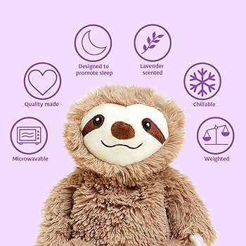 Warmies Intelex Microwavable French Lavender Scented Plush, Jr. Sloth | Amazon (US)