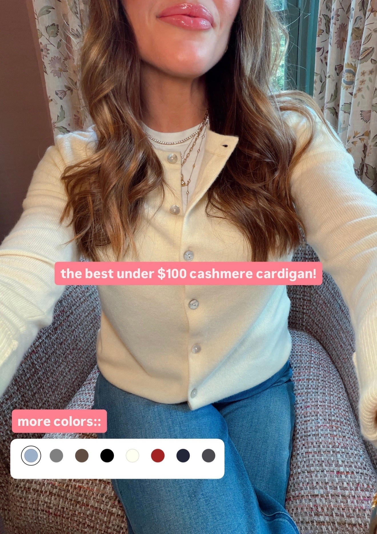 I can’t get over this under $100 cashmere cardigan from @quince #quincepartner