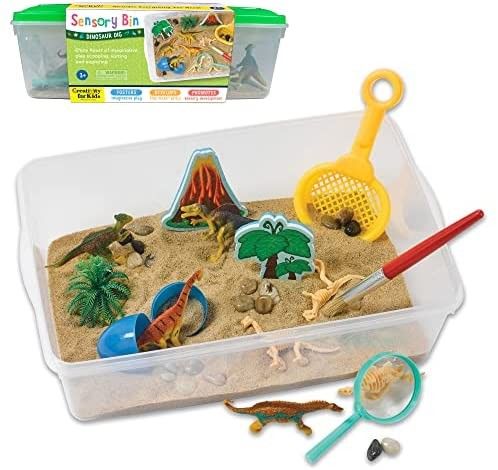 Creativity for Kids Sensory Bin: Dinosaur Dig - Dinosaur Toys for Toddler Boys and Girls | Amazon (US)