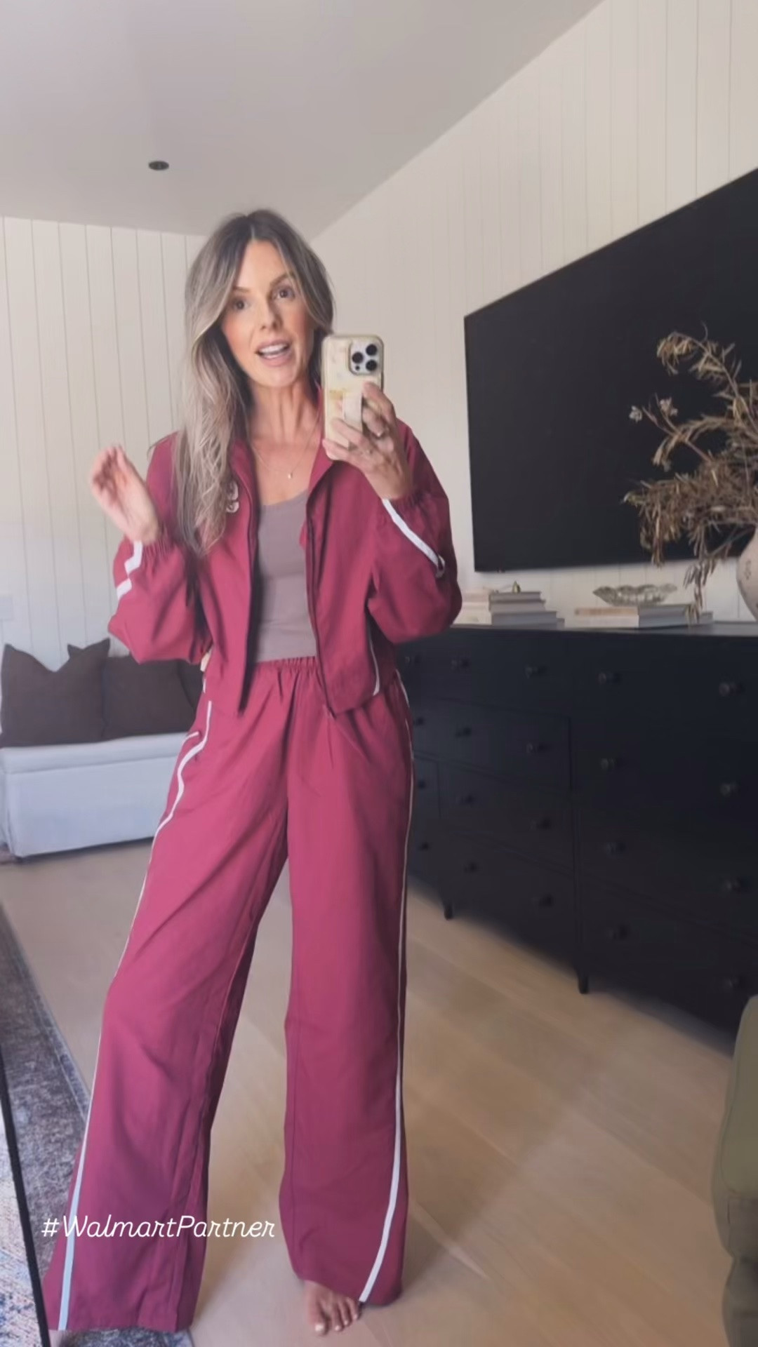 YOU GUYS! Walmart’s new AI shopping assistant Sparky is soooooo good! #walmartpartner
If you haven’t checked it out on the @Walmart  app you need to! I asked Sparky to recommend some cute sporty outfits that I could wear to my kids soccer games under $25 and it recommended this outfit! I love it. I got my normal size in the bottoms and then I size down one in the jacket just FYI. And both fit perfect! 
I’ll link some of the other outfits that Sparky recommended as well!
#Walmart