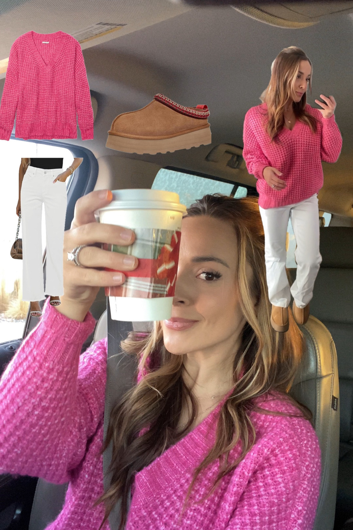 Pretty In Pink OOTD

#pinksweater #knitsweater #whitepants #bowhairstyle #pinksweateroutfit #fallootd #whitepantsoutfit #tazslippers #uggs #uggslippers

#LTKsalealert #LTKfindsunder50 #LTKstyletip