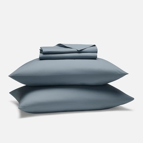 Brooklinen Luxury Percale Sheet Set - 4 Piece 100% Cotton Bed Sheets - 1 Fitted & 1 Flat Sheet, 2... | Amazon (US)