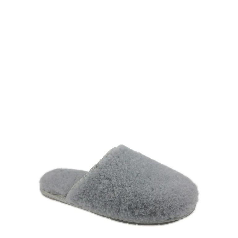 Secret Treasures Women's Fluffy Scuff Slippers - Walmart.com | Walmart (US)