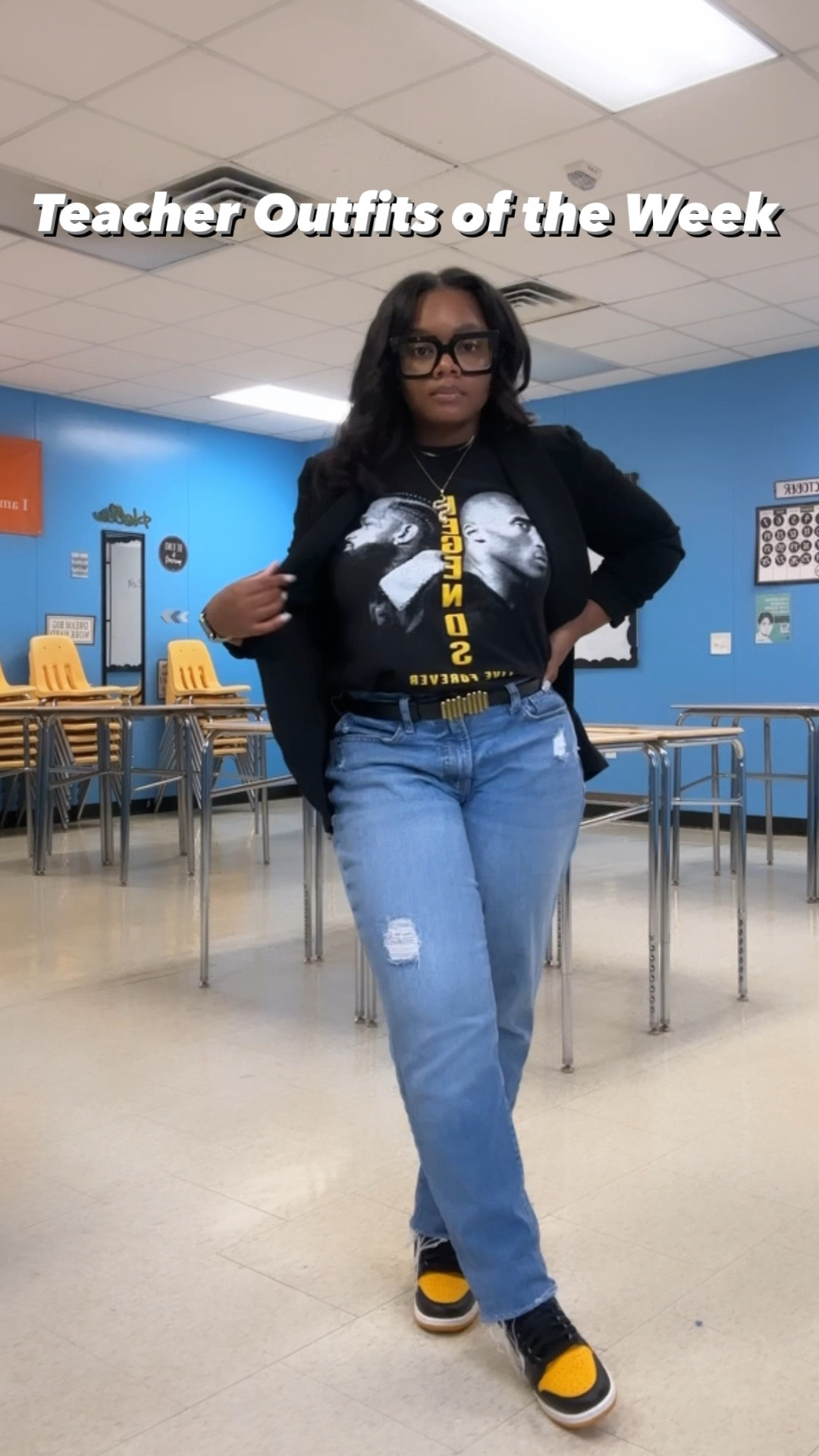 Who says teachers can’t be cute & comfy?🍎🤍 #teacheroutfitideas #teachers #blackeducator

#LTKmidsize #LTKworkwear #LTKfindsunder50