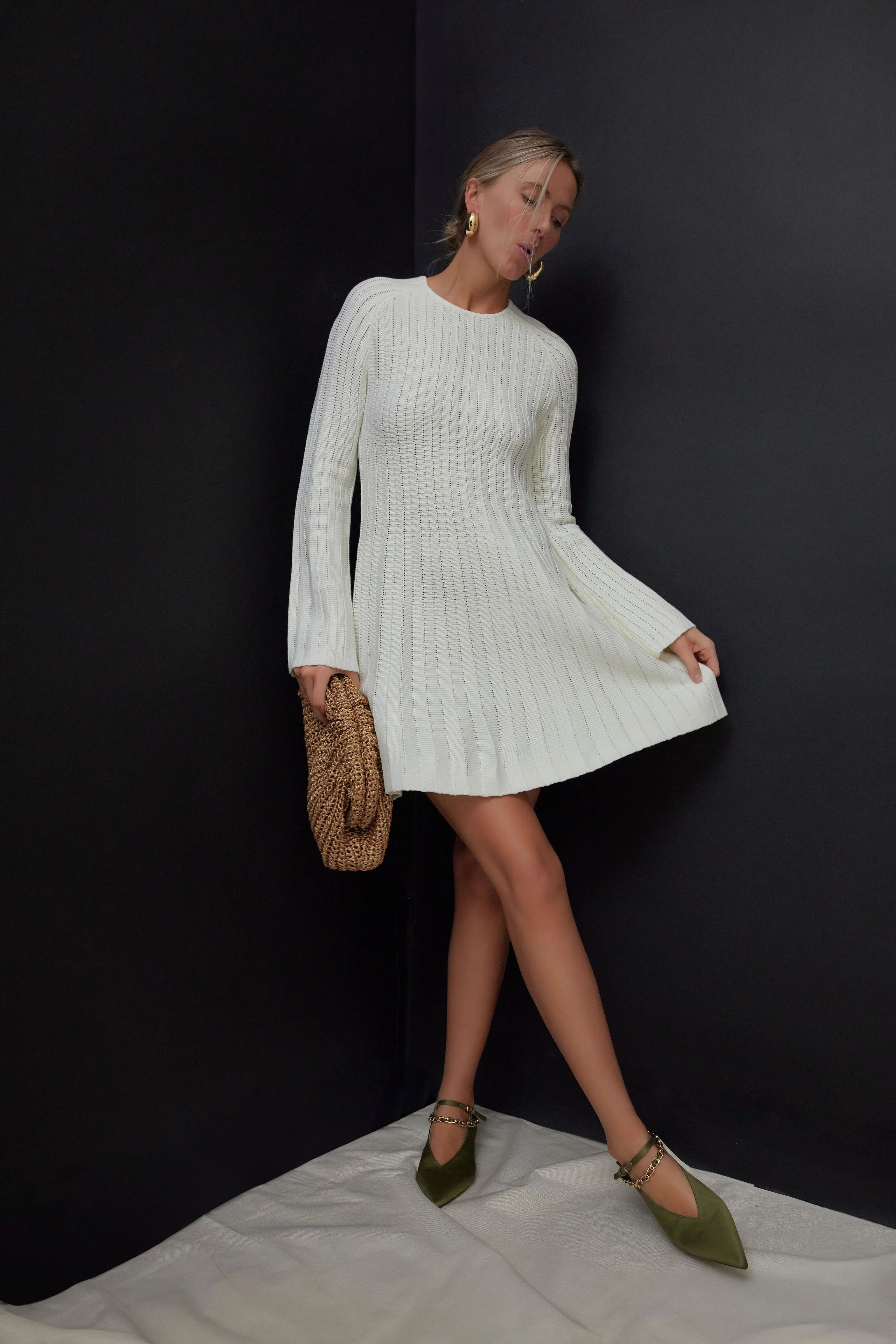 Ivory Adi Knit Dress | Tuckernuck (US)
