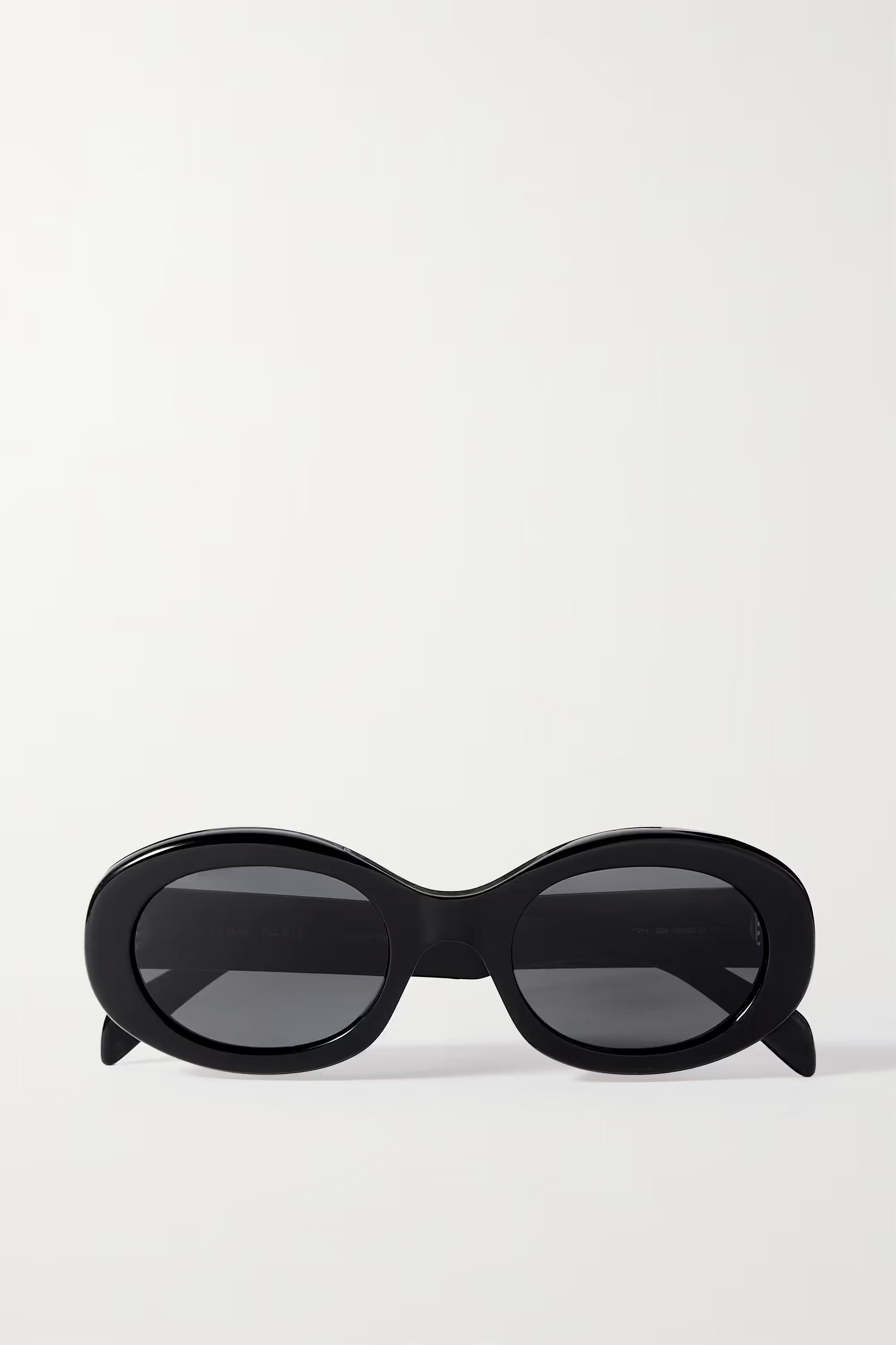 Triomphe oval-frame acetate sunglasses | NET-A-PORTER (US)