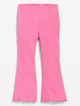 Ribbed Flare-Leg Leggings for Toddler Girls | Old Navy | Old Navy (US)