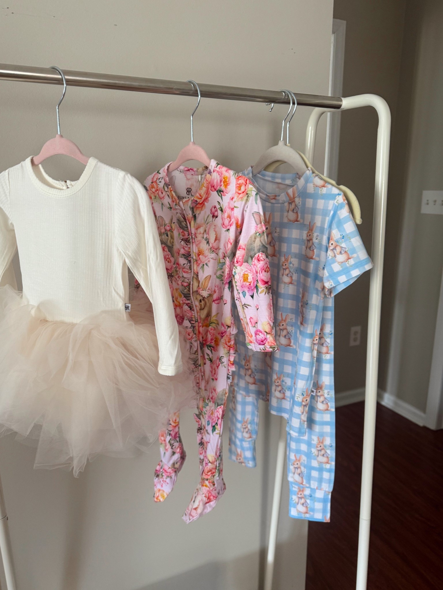 #ad we stocked up on some of the @bumsandroses bestsellers for Everly and Cole 🙌🏼 we’re so excited about their adorable Easter Jammie’s and this perfect tutu bodysuit!! 

#LTKKids #LTKFamily #LTKBaby