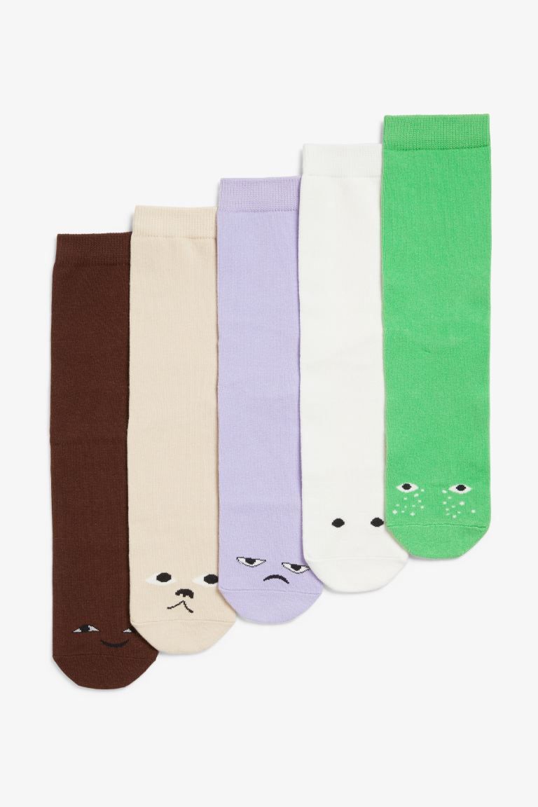 5er-Pack Monki-Socken | H&M (DE, AT, CH, NL, FI)