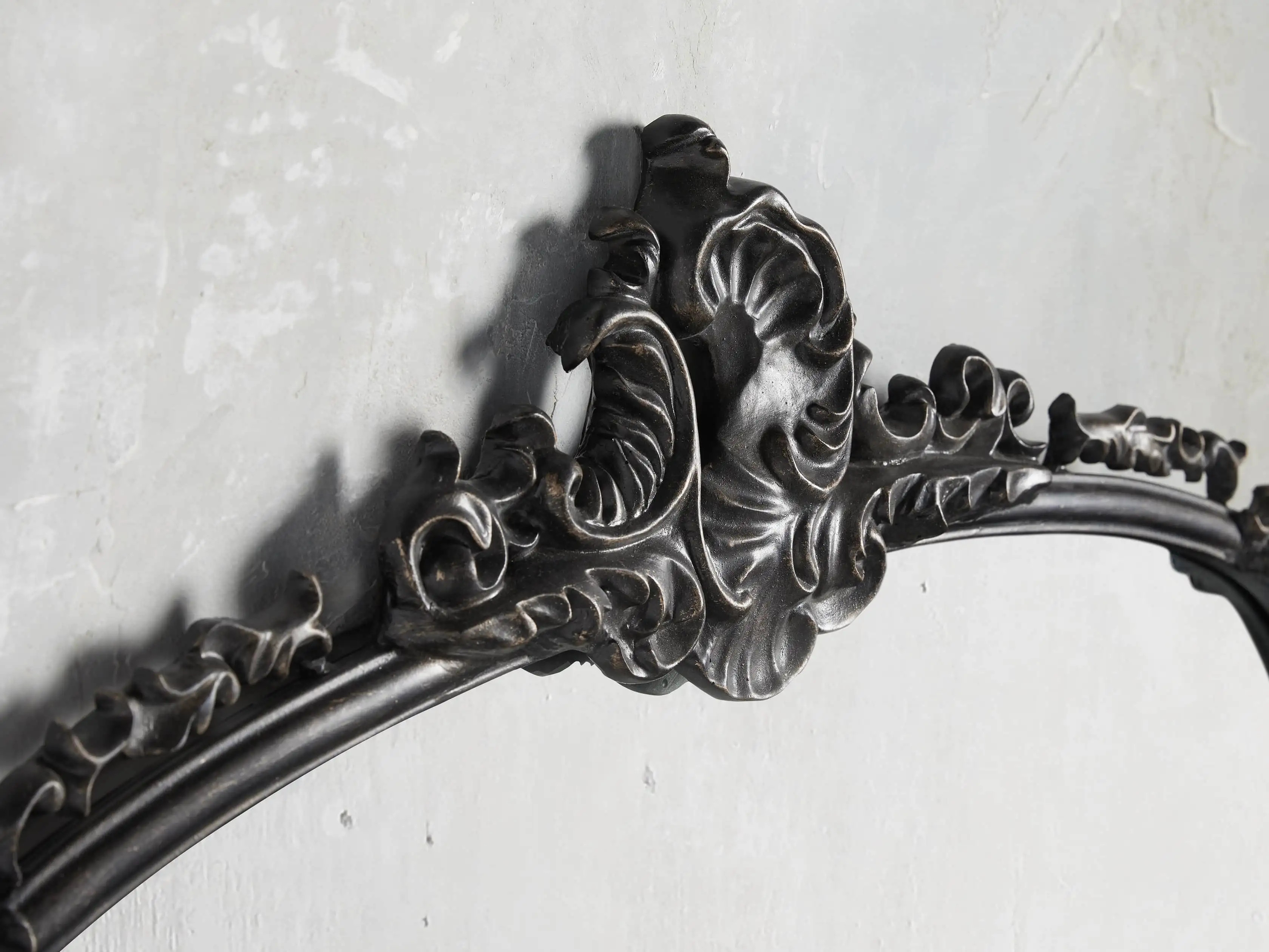 Amelie Floor Mirror in Black | Arhaus