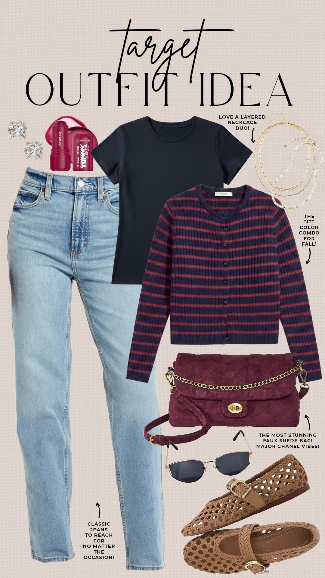 Trendy fall style from Target! 

#targetfinds

Target finds. Target fashion. Target new arrivals. Target fall style. Trending blue and burgundy fall style.

#LTKootd #LTKSeasonal #LTKgrwm