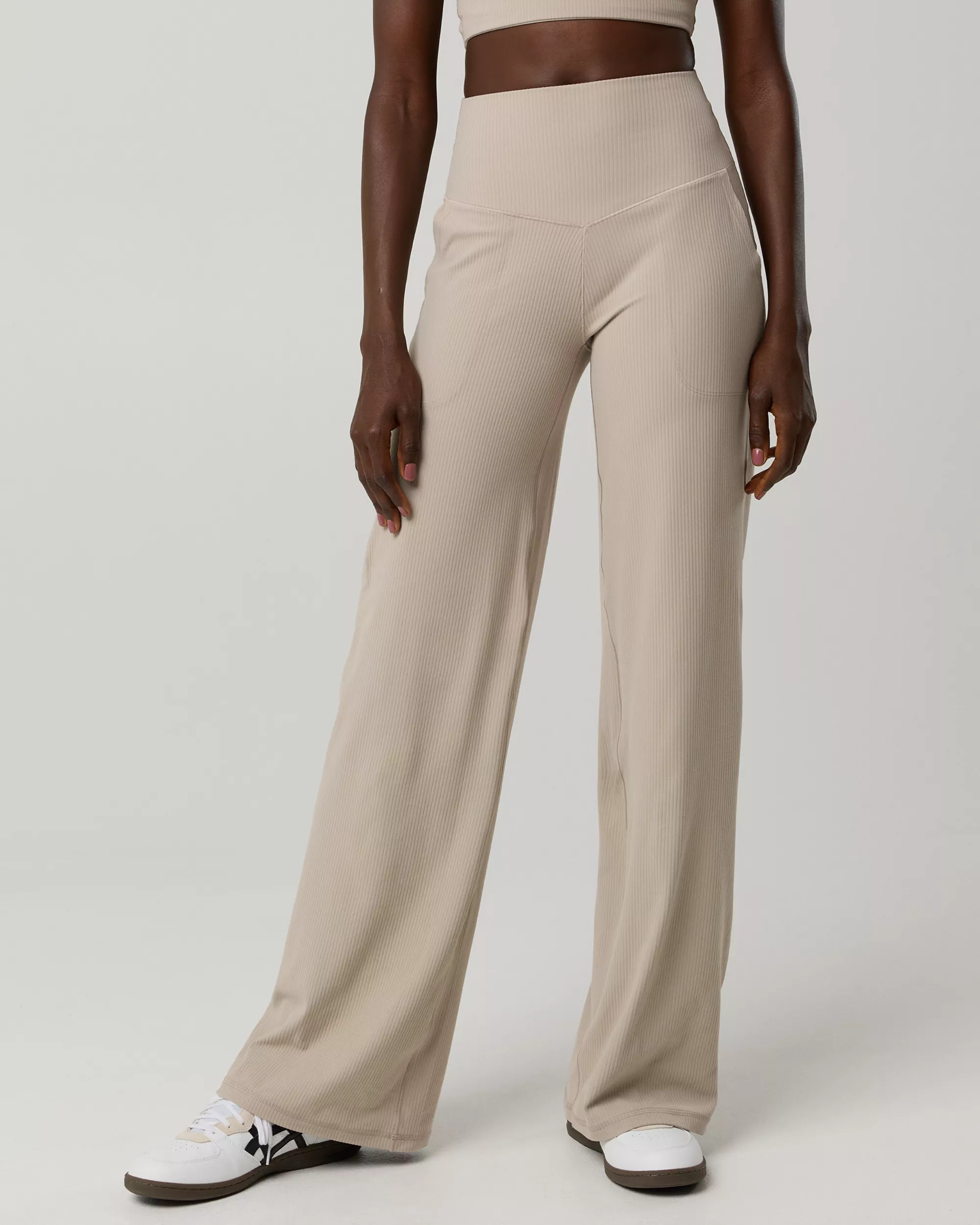 OFFLINE By Aerie Real Me XTRA Ribbed High Waisted Trouser | Aerie