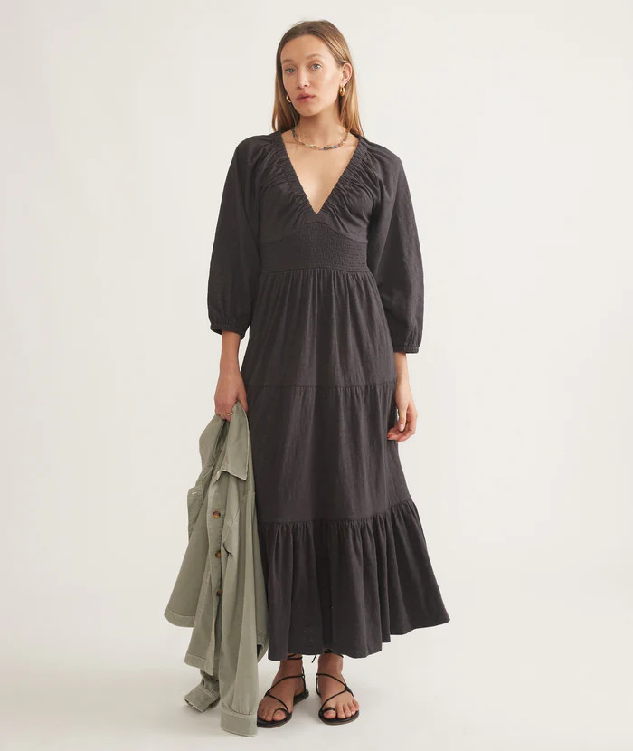Florence Vintage Slub Midi Dress | Marine Layer