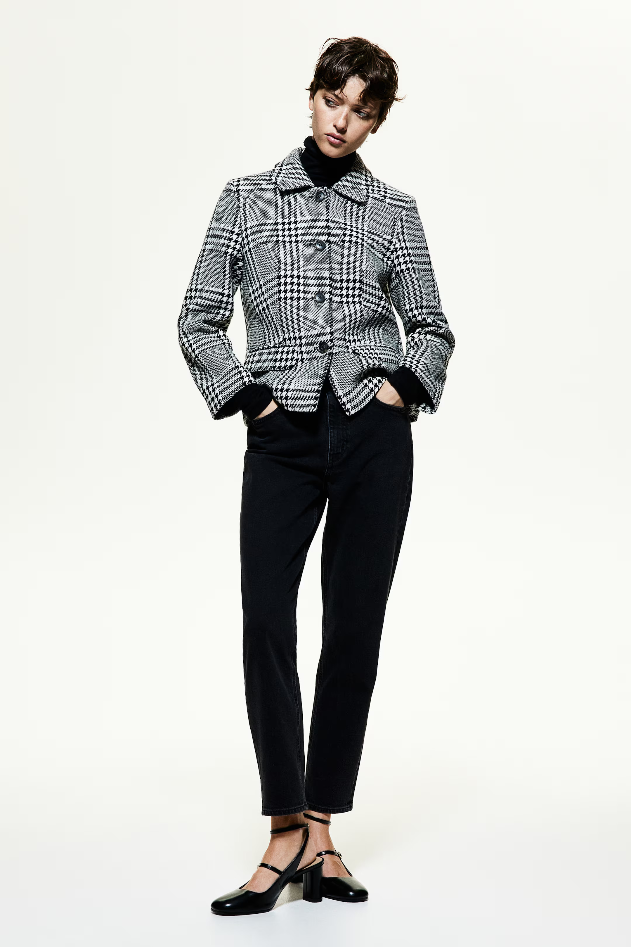 High Rise Slim Leg Mom Jeans | H&M (US + CA)