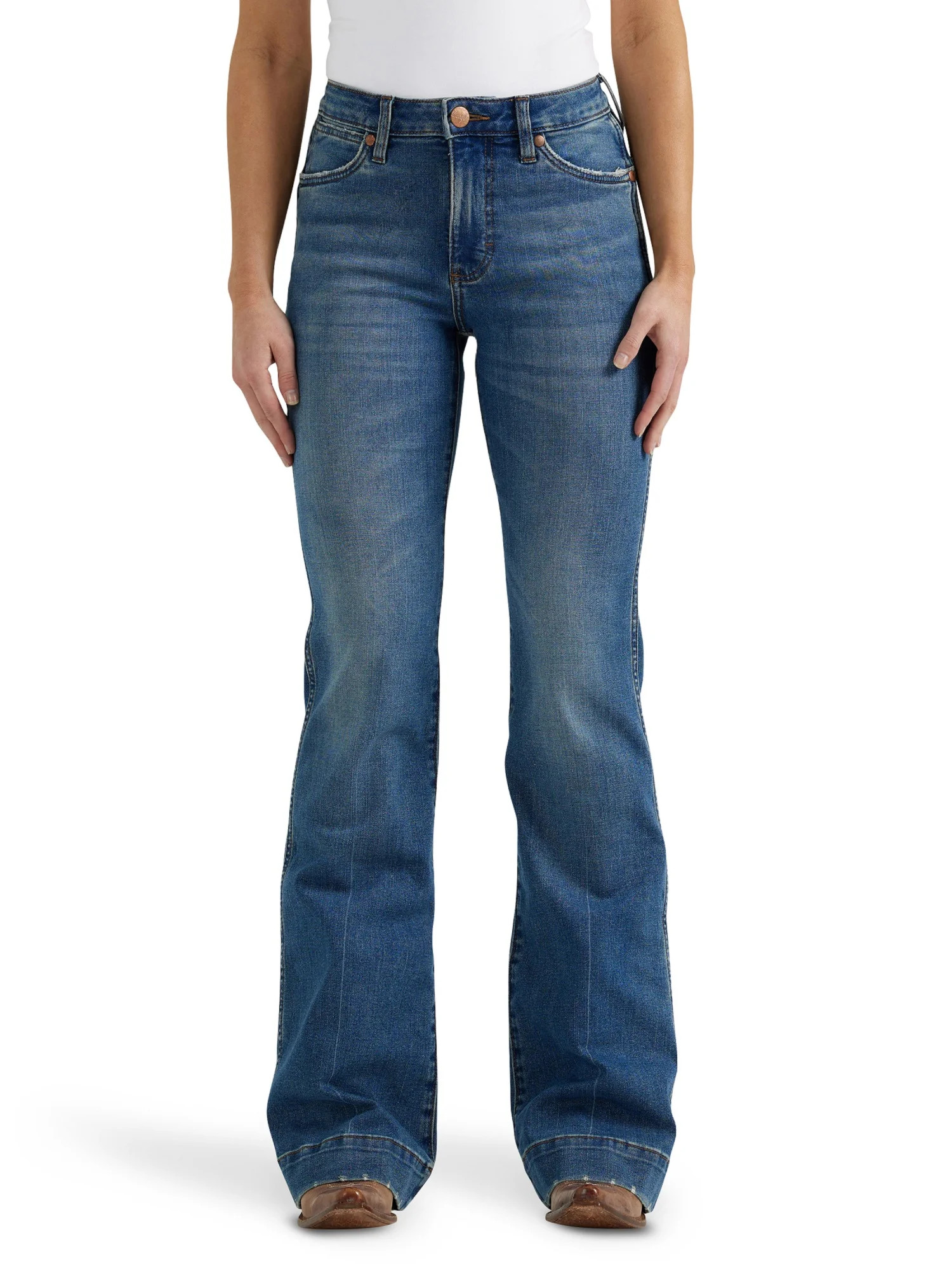 Wrangler® Women's Retro High Rise Trouser Jean | Walmart (US)