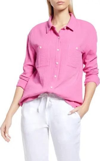Long Sleeve Cotton Button-Up Shirt | Nordstrom