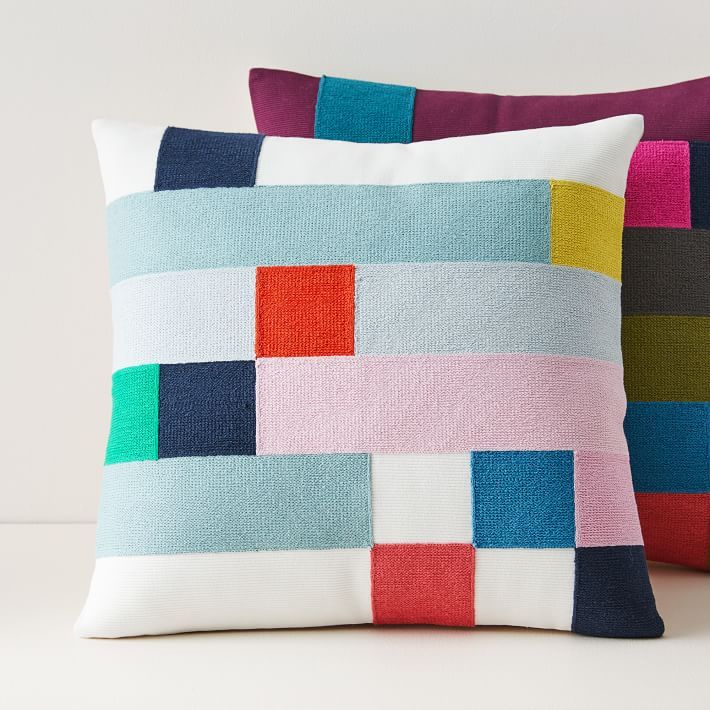 Margo Selby Mix Squares Pillow Covers | West Elm (US)