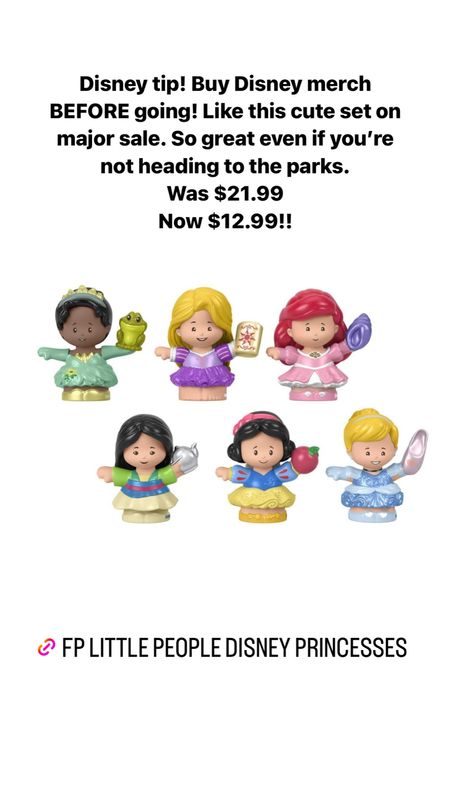 Princess lovers would love this set for playing at home or preparing for a Disney trip! And save some money instead of buying it at the park. 

#LTKkids #LTKsalealert #LTKfamily