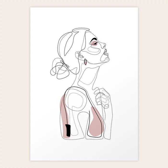 Blush Beauty Art Print | Society6