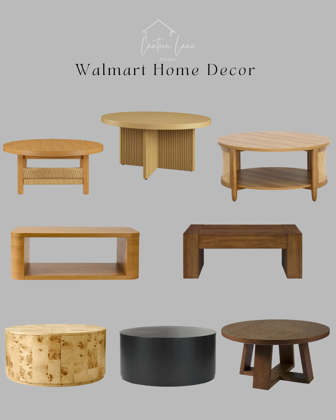 Coffee tables from walmart, round coffee tables, rectangle coffee tables, rattan coffee tables, black coffee tables, small coffee tables, large coffee tables 

 #LTKHome #LTKSaleAlert #LTKFamily