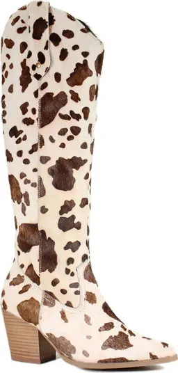 Diba True Corner Brook Genuine Calf Hair Knee High Boot (Women) | Nordstrom | Nordstrom