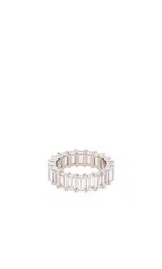 The M Jewelers NY The Emerald Cut Pave Ring in Silver from Revolve.com | Revolve Clothing (Global)