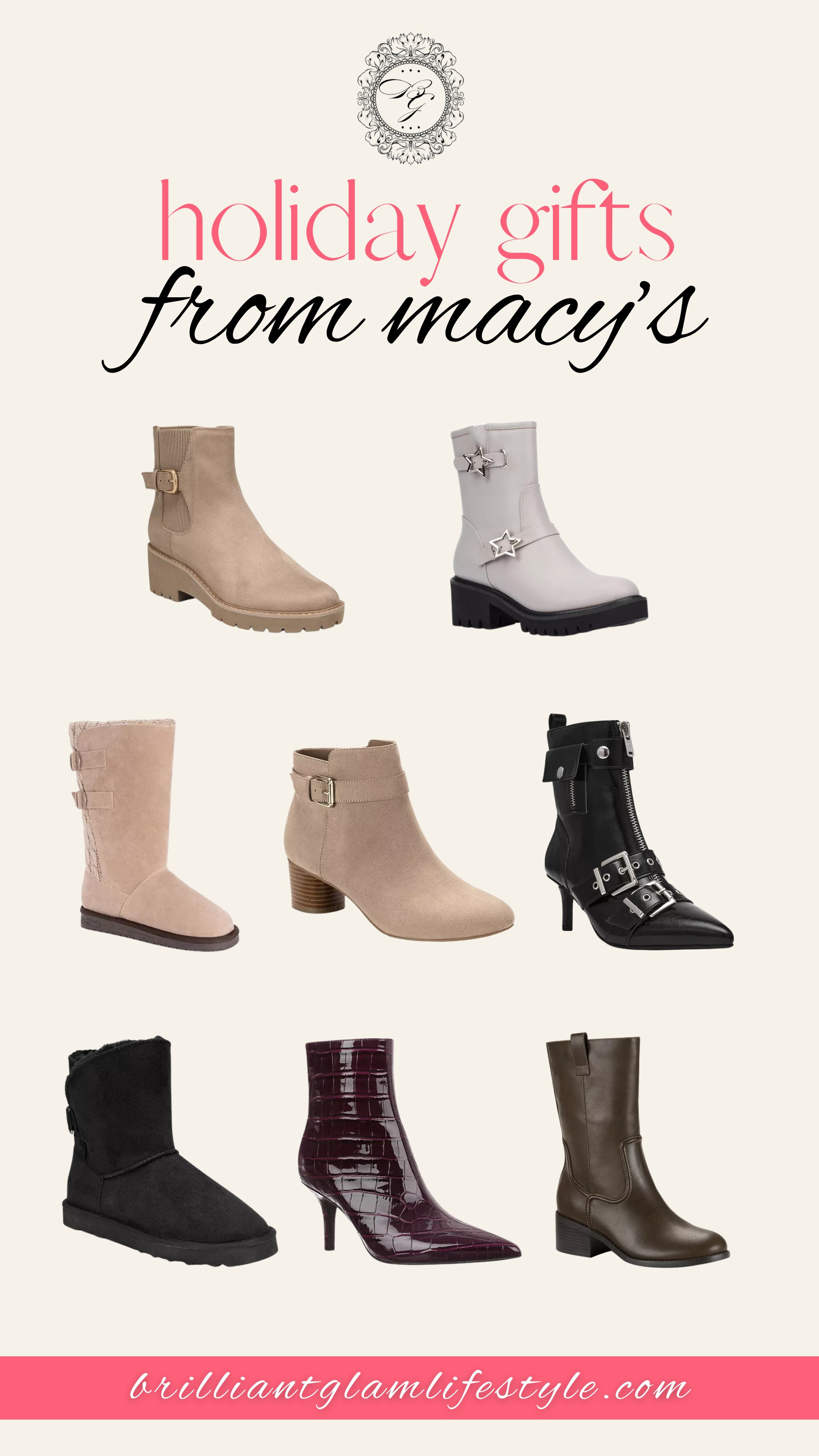 Holiday Boots Must-Haves 🎄👢

Wrap up warmth and style with boot finds from Macy’s. These chic and comfy picks are perfect for cold-weather looks and holiday outings.
#BootSeason #MacysStyle #HolidayOOTD #WinterFashion #GiftReady #MacysBoots 

 #LTKGiftGuide #LTKHoliday #LTKootd