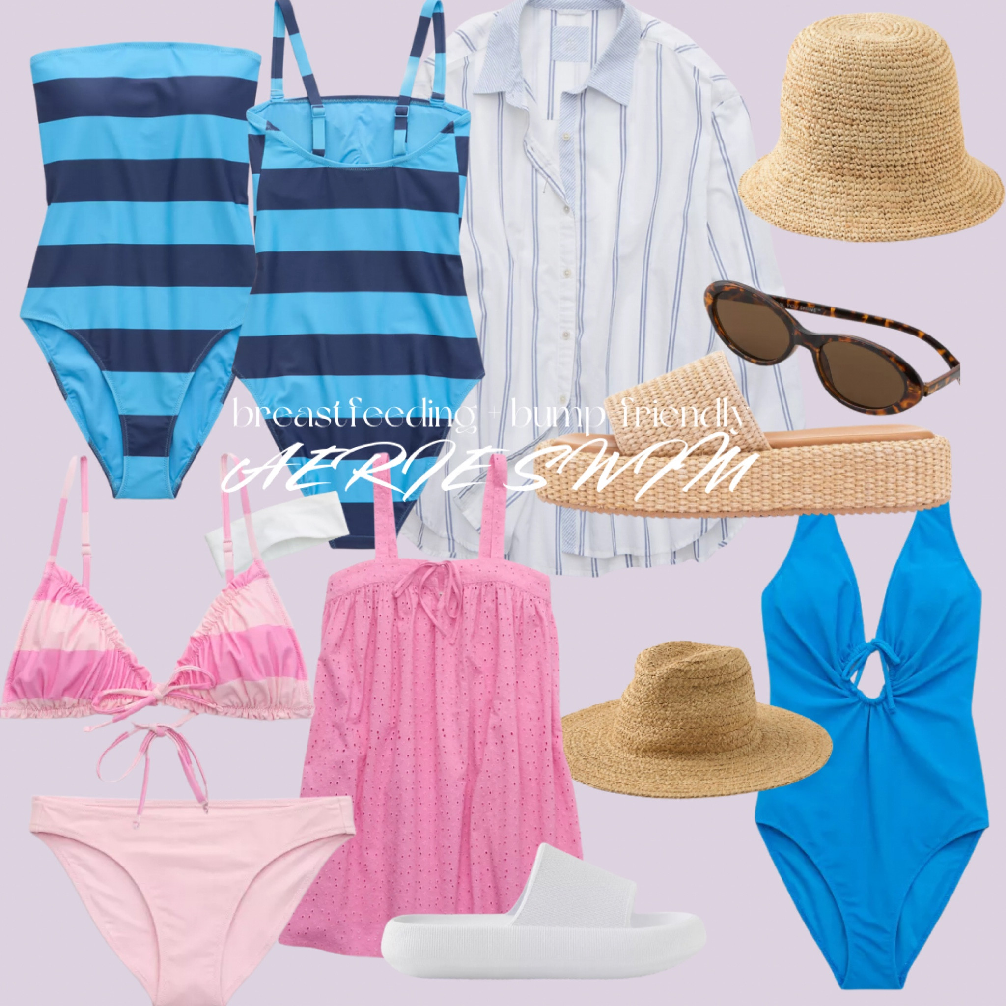 breastfeeding friendly and bump friendly swimwear from aerie! 

I love that you can order “medium LONG” in some of their one pieces to keep room for the bump! 

#LTKBump #LTKSwim #LTKStyleTip