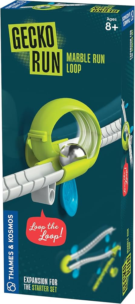 Gecko Run Marble Run Loop Expansion Pack by Thames & Kosmos – Extra Stunt for Vertical Marble R... | Amazon (US)